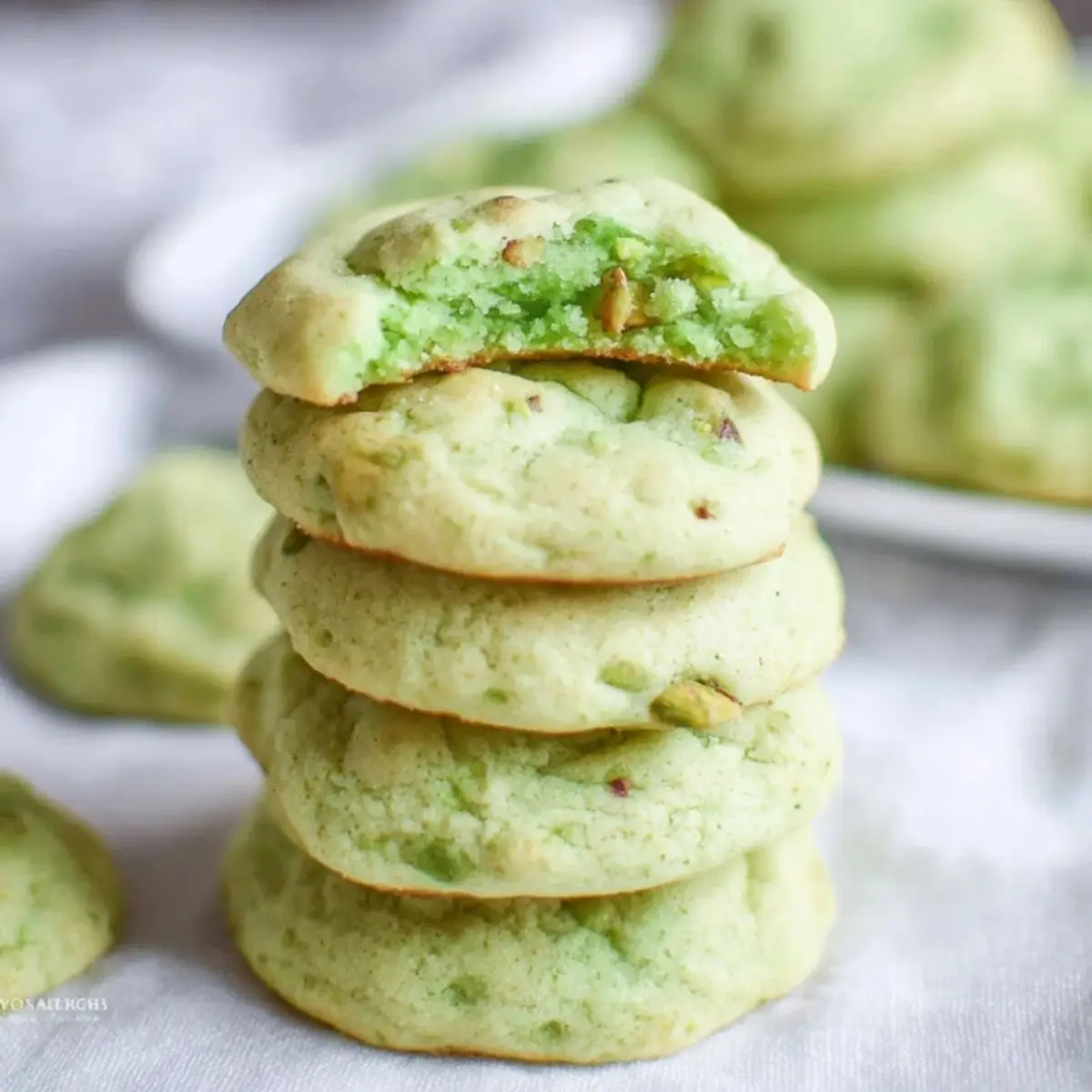 Best Pistachio Pudding Cookies – Soft, Chewy, Easy - Bitten Sweet Blog