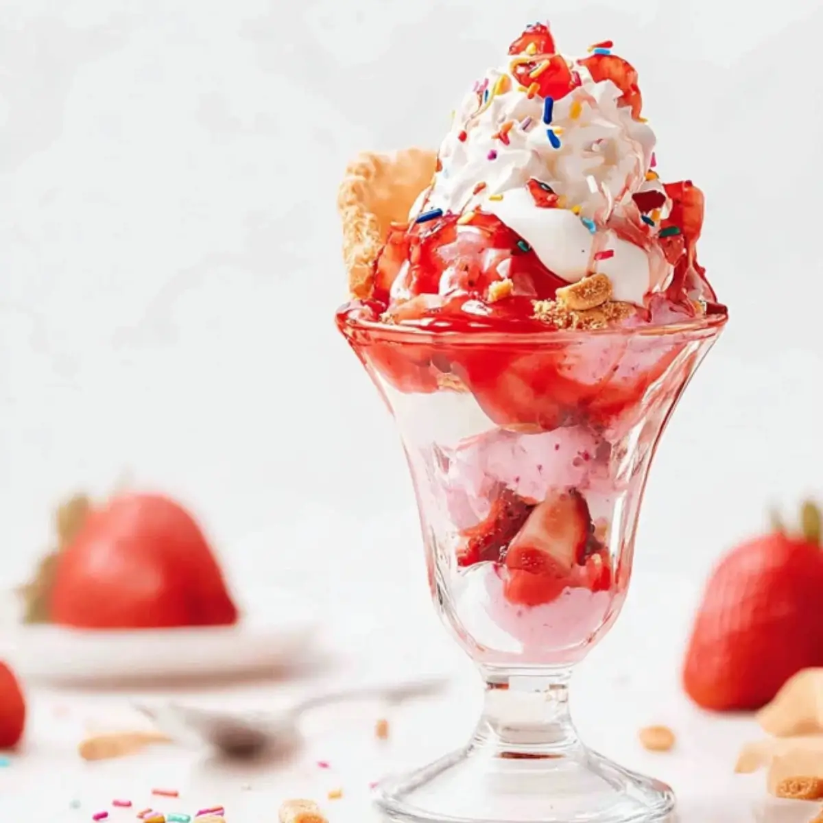 Strwaberry Sundae Best Strawberry Sundae Recipe – Easy & Delicious Treat - Bitten Sweet Blog